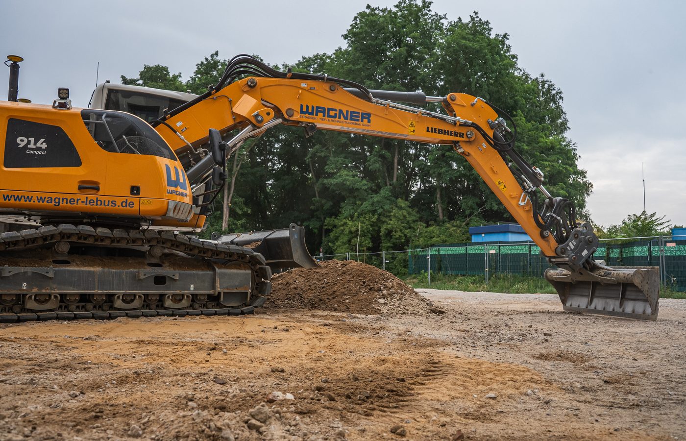 Wagner Bagger im Einsatz